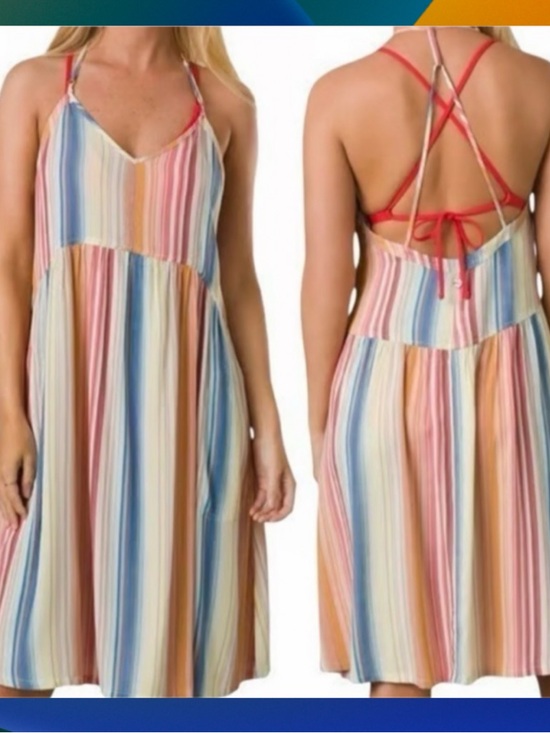 Prana Dresses & Skirts - Prana Multicolor Striped Dress